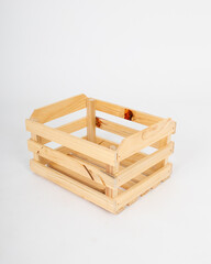 Caixote fundo branco