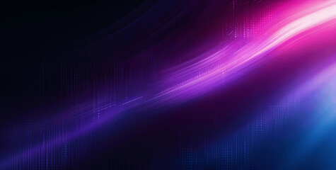 Black Purple Blue Gradient Banner Background with Blurred Light Rays High Resolution
