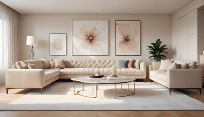 Photo interior modern design room 3d illustration