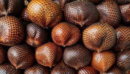 Many ripe snake fruit fill the background, sales, promotions, wallpaper.