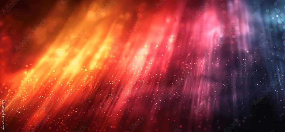 Poster grainy gradient background with colorful light rainbow colors dark backdrop high resolution blurred 