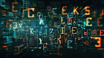 Fototapeta premium abstract square halftone background generated-ai