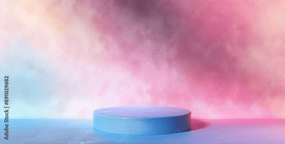 Poster soft pastel gradient background with grainy texture for web banner design and copy space
