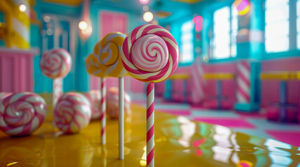 Candyland Dreamscape: Sweet and Playful