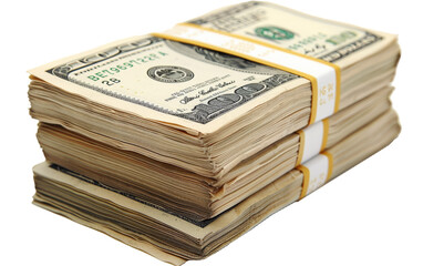 Isolated new money white background