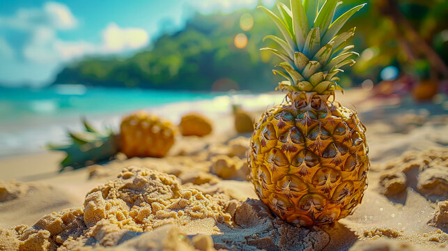Tropical Paradise Pineapple Beach Vacation