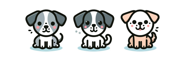 Fototapeta premium cute dog vector