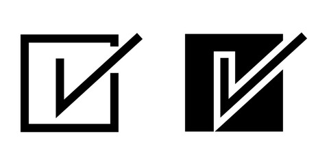 Fototapeta premium Check icon template