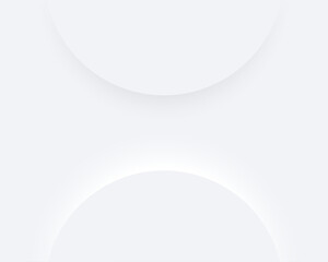 minimal neumorphic round shape background in abstract style