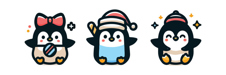 cute penguin vector