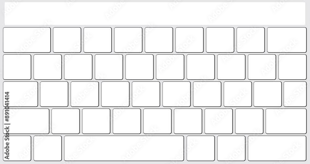 Poster Computer Keyboard with Get a move on! text. Close-up of an electronic Computer Device part, keypad.