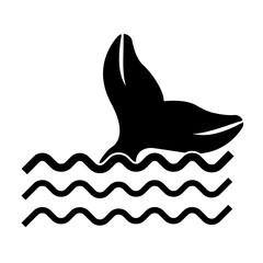 whale tail Solid icon