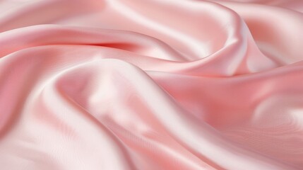 Obraz premium Detailed image of a silk fabric, showcasing the smooth and glossy finish