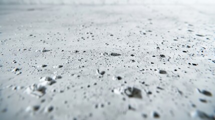 Detailed view of a concrete slab, showcasing the rough texture and natural finish