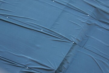 Temporary tarp for weatherproof protection