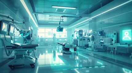 Innovative hospital integrating artificial intelligence and robotic surgeons for advanced and efficient healthcare delivery