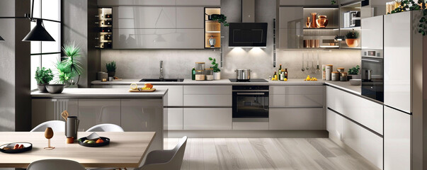 interior of modern factory