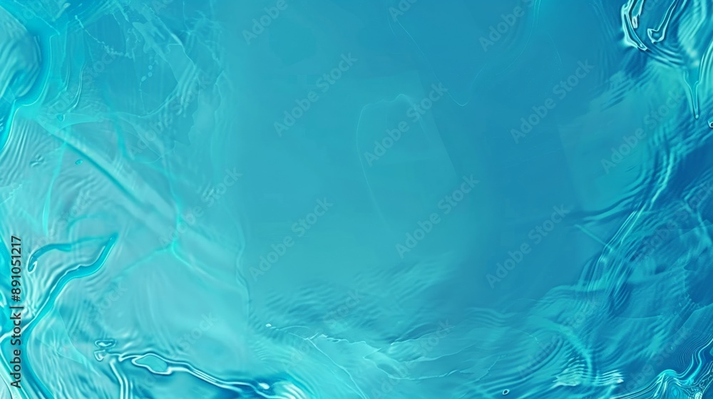Aufkleber a blue background with a gradient of turquoise and teal, creating a refreshing and vibrant look. thi