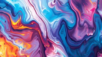 Obraz premium Captivating Marbled Effect with Rich Colors on an Abstract Background