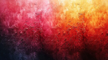 Fototapeta premium A joyful grainy gradient with vibrant oranges and reds, capturing a sense of happiness and joy