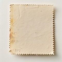 Fototapeta premium Blank postage stamp paper backgrounds text.