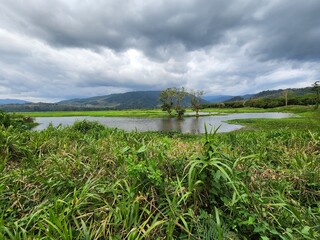 Angostura Lagoon in Alajuela Province, Costa Rica