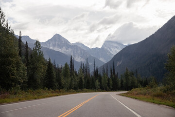 Canadian Rockies, summer vacation in British Columbia. Canada.