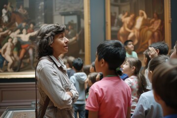 Engaging Museum Field Trip with Dedicated Teacher Supervision - Educational Group Excursion with Instructor