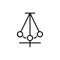pendulum line icon