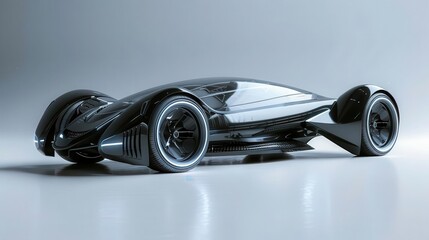 A futuristic electric vehicle design