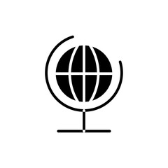 globe glyph icon