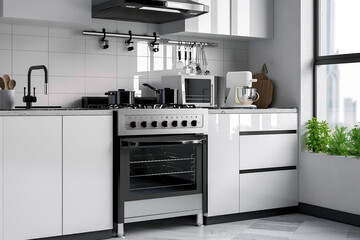 modern kitchen interior