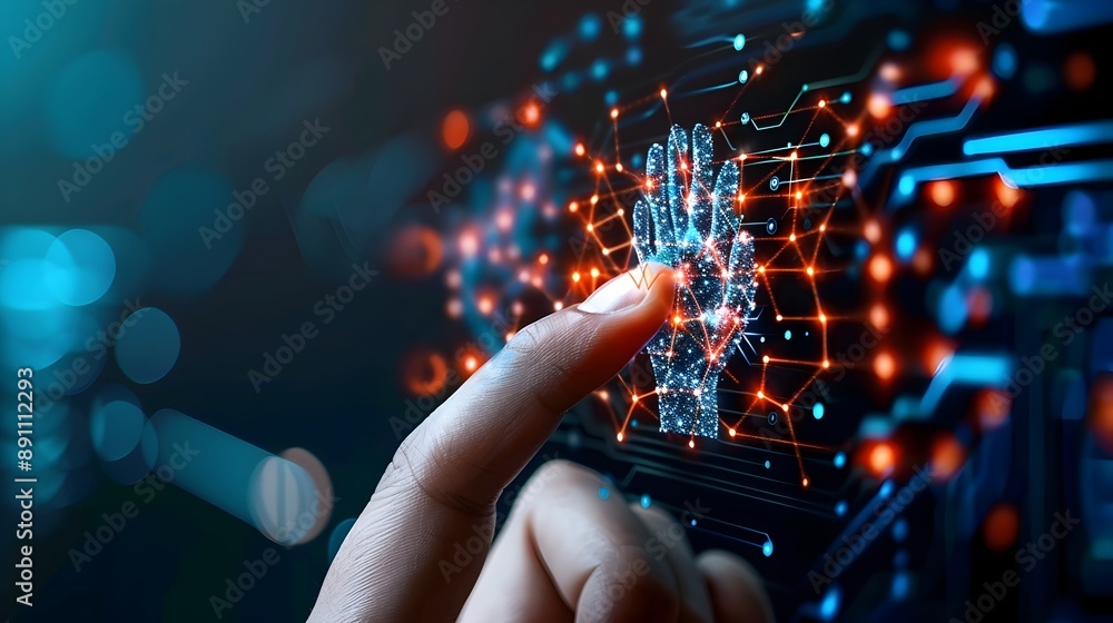 Poster dynamic digital energy network:futuristic intelligence visualisation