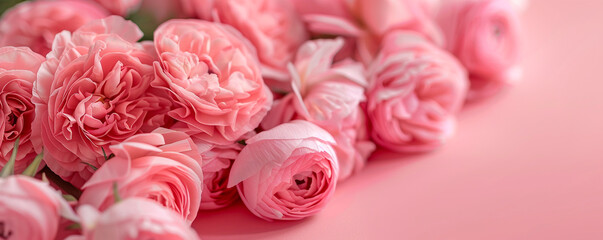 pink and white tulips