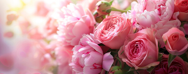 pink and white tulips