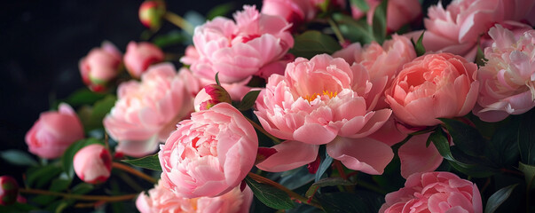 pink tulips in the garden
