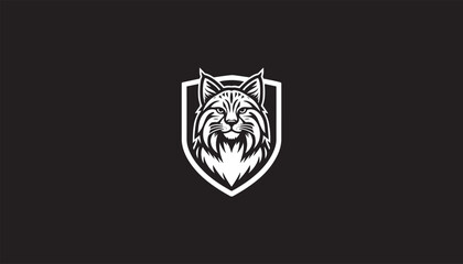 bobcat is sitting , design, bobcat logo design, bobcat image, bobcat veactor, bobcat art, bobcat face, bobcat head,