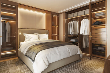 interior of a bedroom