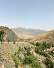 view of the mountains
