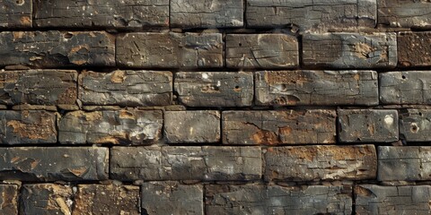 Weathered Brick Wall Texture A Rustic Background for Design Projects.
