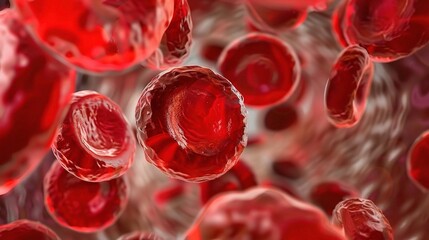 Detailed Illustration of a Leukocyte: Key Component of the Immune System and Cellular Biology