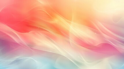 Obraz premium Abstract background with flowing pastel colors, creating a dreamy and ethereal atmosphere. . Wall art, leaflet, and poster design, website, and media decor. Commercial use, 300 dpi illustration 