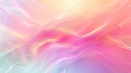Obraz premium Abstract pastel background with soft, flowing light and colors. . Wall art, leaflet, and poster design, website, and media decor. Commercial use, 300 dpi. Generated AI 
