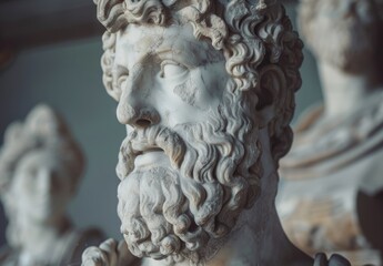 Fototapeta premium Close-up of an ornate stone sculpture