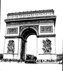 Fototapeta premium Arc de Triomphe