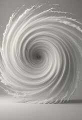 Fototapeta premium Swirling vortex representing the power of a hurricane. 