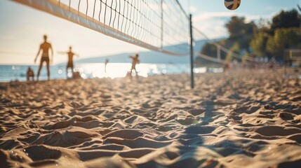 Beach Volleyball Game