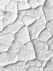 Obraz premium crumpled white paper background