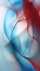  Cyan and Maroon abstract image featuring leaf patterns, translucent planes, and net art. This minimalist mobile wallpaper presents colorful, nature-inspired imagery that is both serene and harmonious