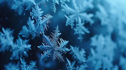 christmas background with snowflakes
